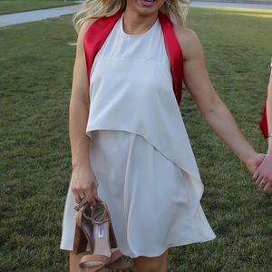 Ivory Open Back Dress